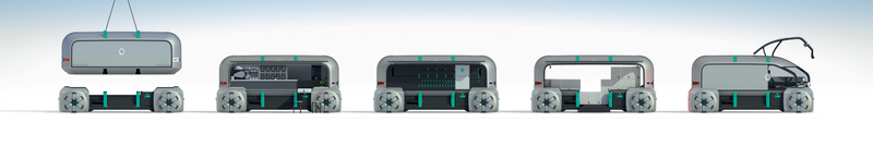 Illustration for article titled Renault's Latest Take on Autonomous Delivery Are These Adorable Little Robot Pods
